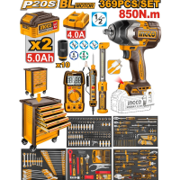 Набор аккумуляторных инструментов INGCO HTCS283692