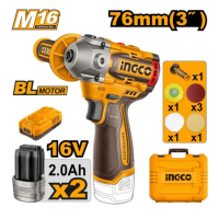  Аккумуляторная полировальная машинка INGCO APLI1676