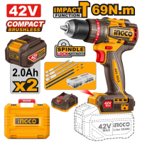 Аккумуляторный шуруповерт INGCO CIDLI426982