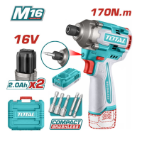 Аккумуляторный шуруповерт TOTAL TIRLI16178