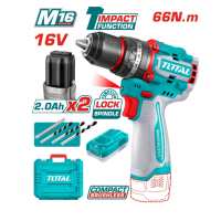 Аккумуляторный шуруповерт TOTAL TIDLI166062