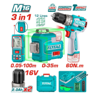 Набор аккумуляторных инструментов TOTAL TOSLI250101