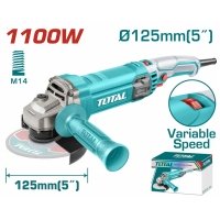 Угловая шлифмашина (болгарка) TOTAL TG110125565