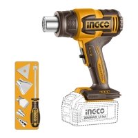 Аккумуляторный строительный фен INGCO HGLI2008 20 В